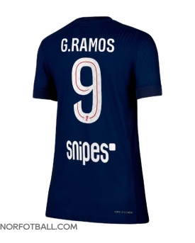 Billige Fotballdrakt Paris Saint-Germain Goncalo Ramos #9 Replika Hjemmedrakt Dame 2025-26 Kortermet